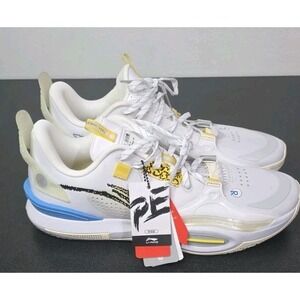 NEW Li-Ning Wade's Entire City Mens 14 Basketball Shoes ABAS009-CN White Sneaker